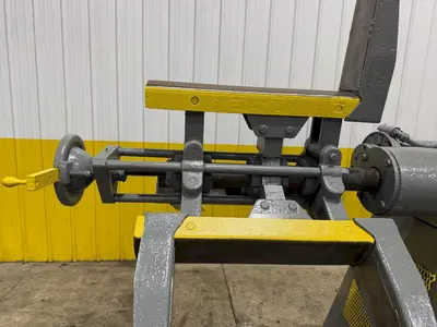 2500 LBS X 12" COOPER WEYMOUTH DOUBLE END PULL-OFF COIL REEL UNCOILER: STOCK #22619
