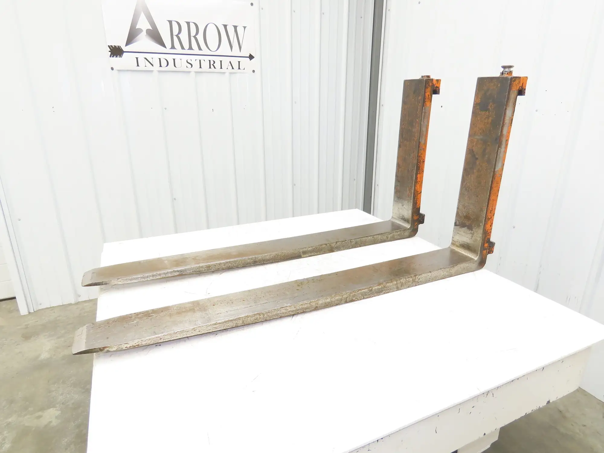 Class 3 Steel Forklift Forks Pair 4-3/4 X 47.5"  20" Carriage TS2364-1500X500