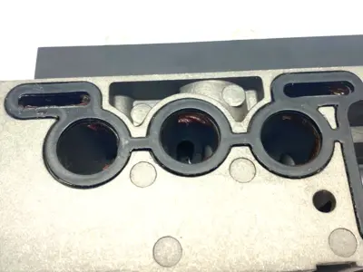 962N91, 261-209-060-0 | Ross 962N91 Solenoid Sub Base Manifold w/Rexroth 261-209-060-0 Block Plate Cover - Used