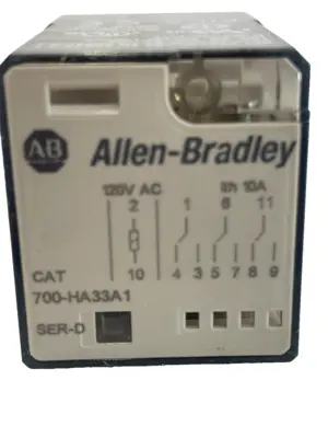 LOT OF 3 ALLEN BRADLEY 700-HA33A1 RELAY SERIES D 700HA33A1
