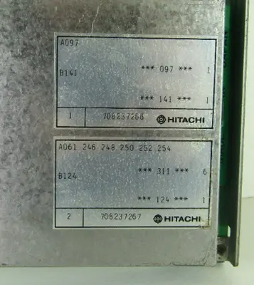 USED HITACHI 19878 NO. 6268