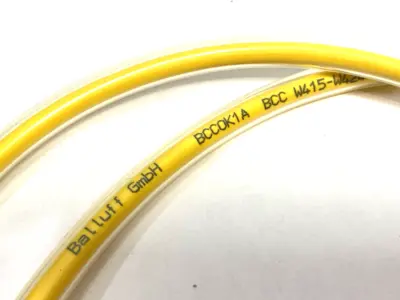 USED BALLUFF HIGH PERFORMANCE WELDING CABLE, SPARK-RESISTANT