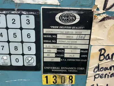 Used UNIVERSAL DYNAMICS CORP. DHD6 Misc Plastics Equipment Ohio US | HGR 24 #1404560