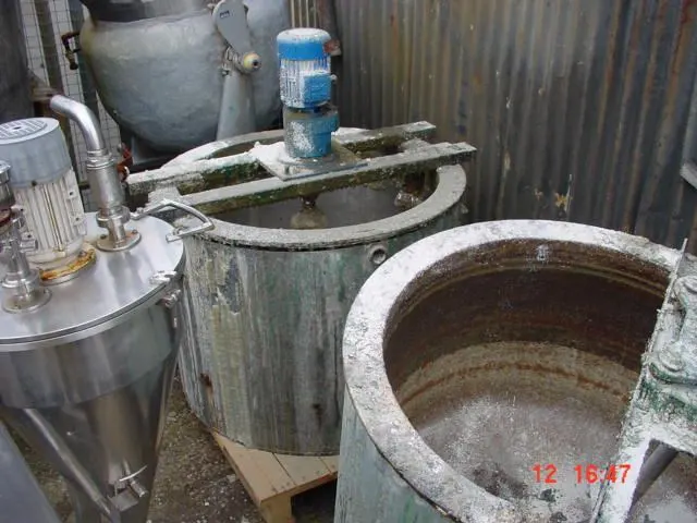 275 L Elect. Heated S/S Jktd Mixing Pans