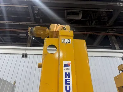 (4) 20 TON (160,000 LBS TOTAL) RAILWAY / NEUERO HEAVY DUTY MOBILE VERTICAL LIFT JACKS: YOBRO #24229