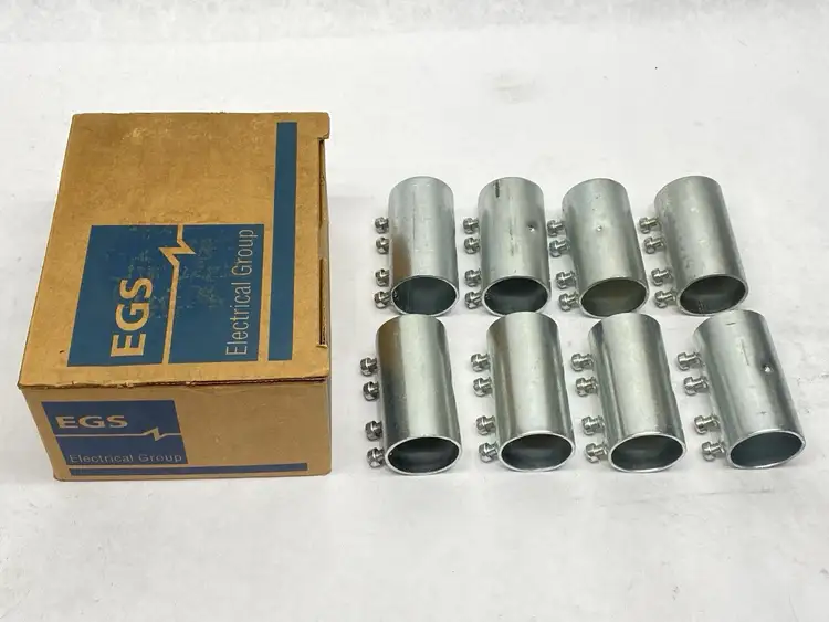 Used EGS EMT SET-SCREW COUPLING 1-1/4" LOT OF 8 Electrical Fittings Michigan US | Maverick Industrial Sales #1090046