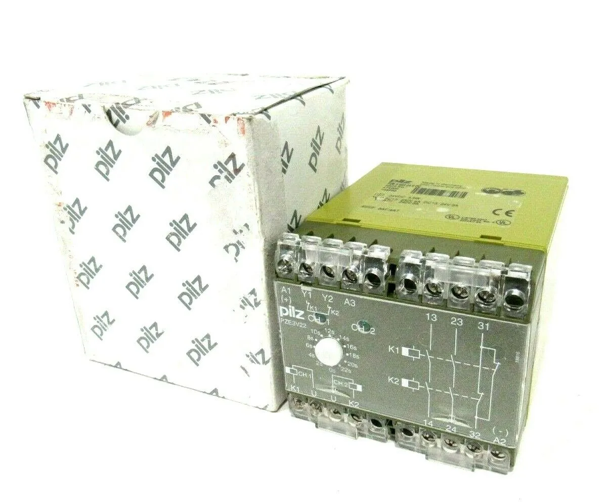 NEW PILZ PZE 3 V22 24 VDC SAFETY RELAY 474200 PZE3V2224VDC