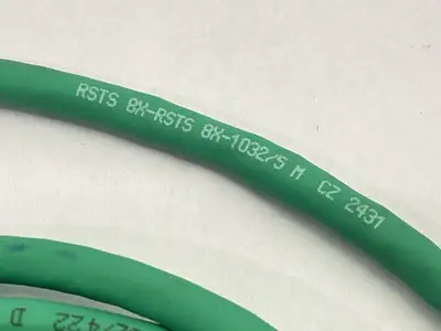 New | in-Stock Lumberg Industrial Ethernet Cordset M12 5m Cable & Wire Michigan US | Maverick Industrial Sales #1393193