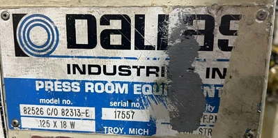 USED DALLAS 8,000 # X 18 W | 82526 C/O 82313-E