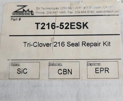 NEW Tri-Clover T216-52ESK