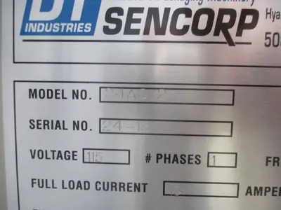 Used SENCORP 24AS/2 Sealers California US | TNT Industrial #1323264