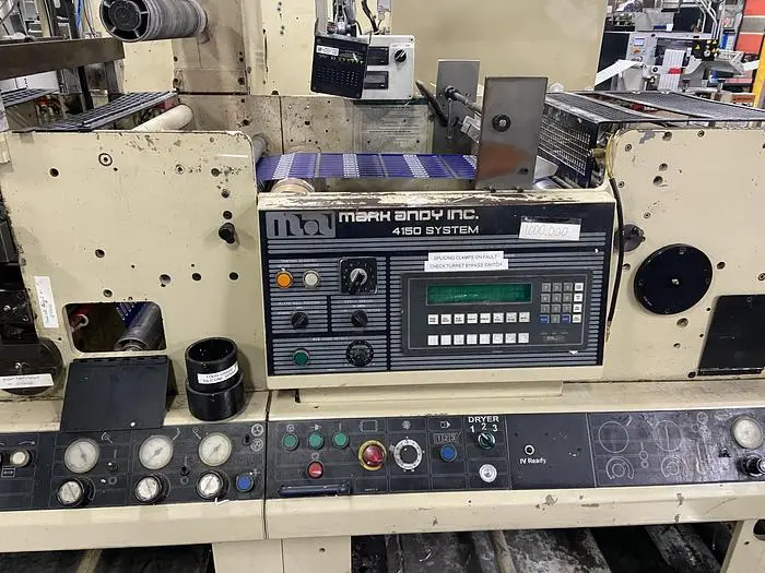 Used 2004 MARK ANDY 4150 Flexo Printing Presses | J&J Converting Machinery #440490
