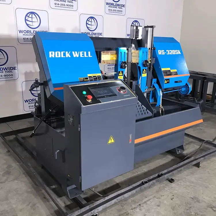 New | in-Stock ROCKWELL RS-320SK Horizontal Band Saws | Worldwide Machine Tool #494342