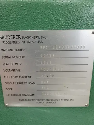 Used 2013 BRUDERER 18-260B Coil Reels and Straighteners Illinois US | Aucto #1421918