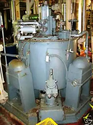 Western States 40 x 24 Quadramatic perforate basket centrifuge, 316SS.