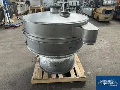 USED SWECO 48" Sweco screen, S/S, Model XE48588, Single Deck