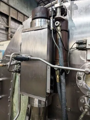 Dorr-Oliver BW 1250H sanitary peeler centrifuge, duplex SS.