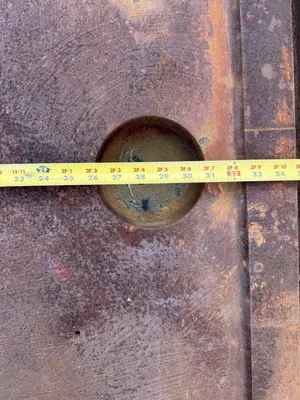 63" X 240" X 6" T-SLOTTED FLOOR PLATE. STOCK # 1002625
