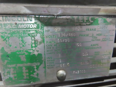 20 hp Hydraulic Power pack with resevoir