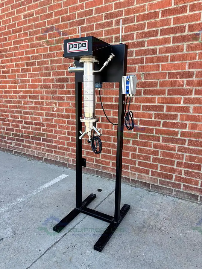 Used POPE SCIENTIFIC 4" WIPED FILM EVAPORATOR  FRAME W/ GRAHAM 6017 MOTOR 1/3 HP Wipe Film - Thin Film Evaporators California US | Equipment Lab #1457354