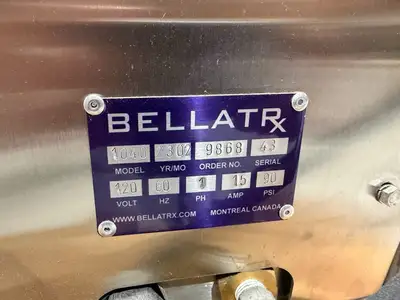 Used BellatRx Bottle Cutting Recovery Machine Chemical & Process Equipment Michigan US | Maverick Industrial Sales #1392426