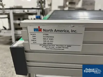 Used Optel Optel OP300 Case Label Inspection System with mk North America GUF-P 2000-AC Conveyor Inspection Machines Ohio US | Federal Equipment Company #1566149