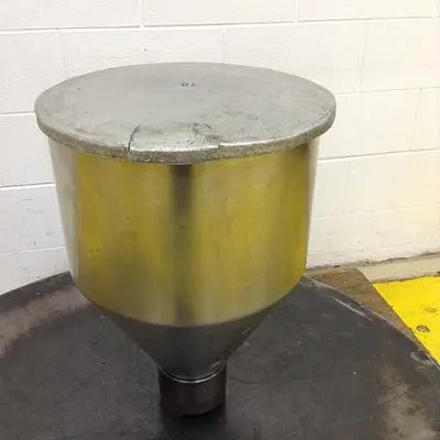 USED METAL FABRICATOR HOPPER996