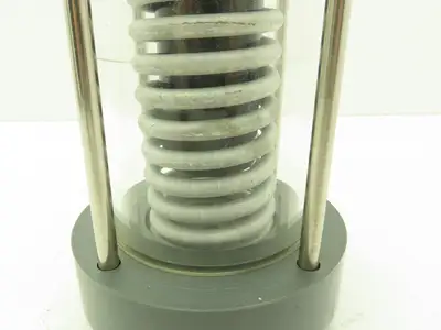 Plast-o-matic ES200V-NC 2" Shutoff Valve PVC Spring Return NC Pneumatic Powered