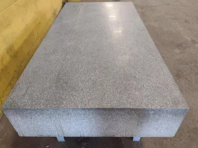 8' X 4' X 14" ROCK OF AGES PRECISION LAYOUT INSPECTION GRANITE TABLE: STOCK #23787
