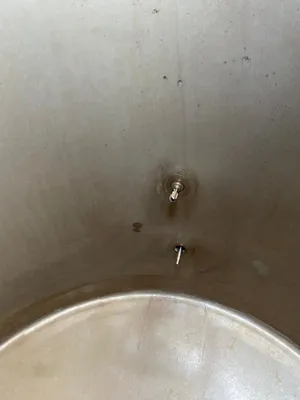 1200 l Used vertical stainless steel storage tank