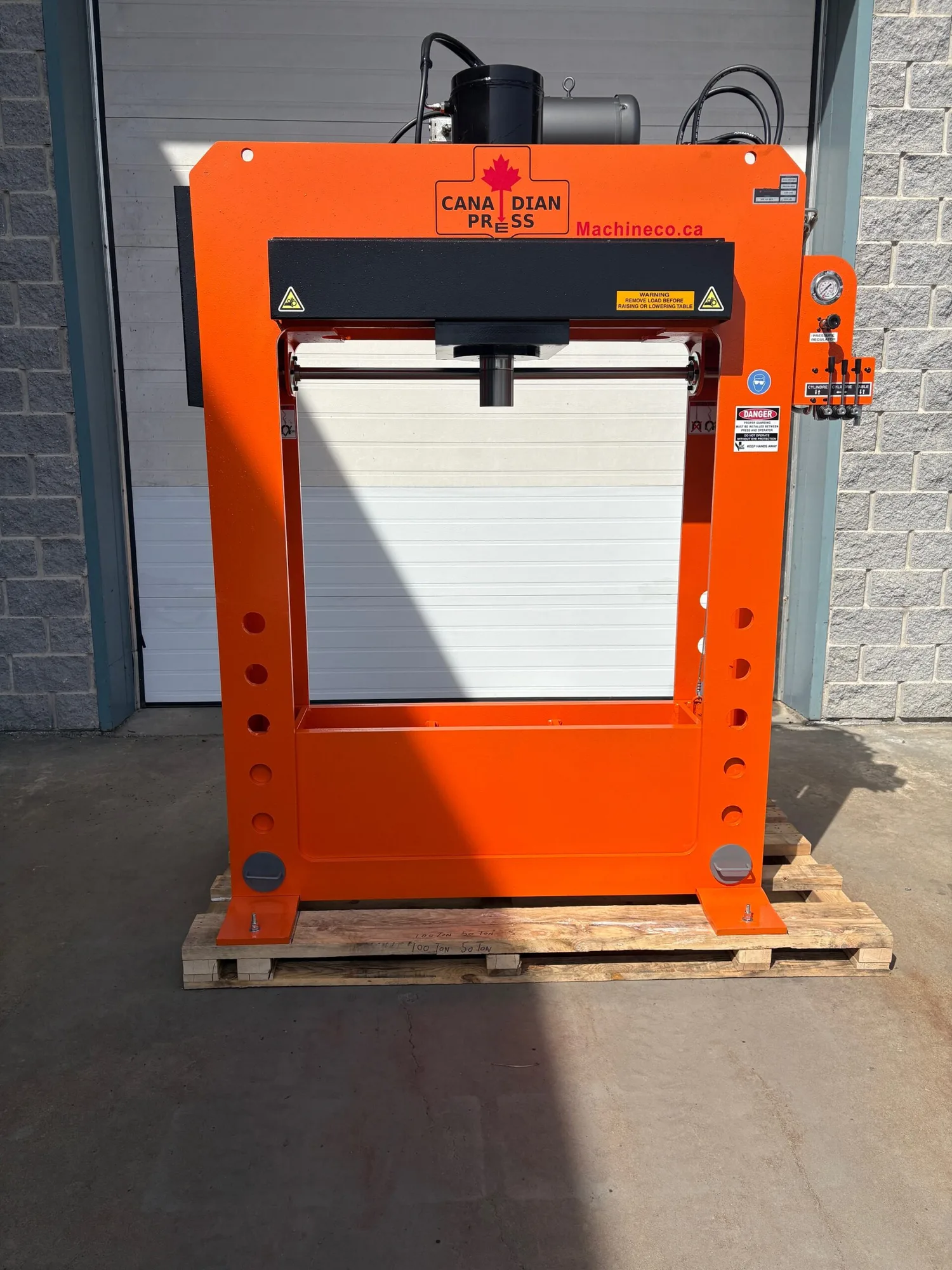 Used MachineCo (Canadian Press Division) HFP-100 H-Frame Presses Quebec CA | Machineco #1256382