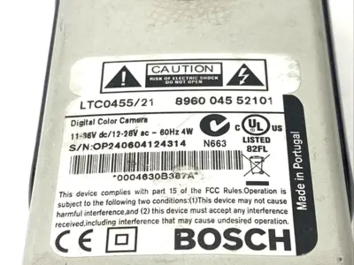 Used Bosch LTC 3374/50, LTC0455/21 Security Cameras Michigan US | Maverick Industrial Sales #1401630