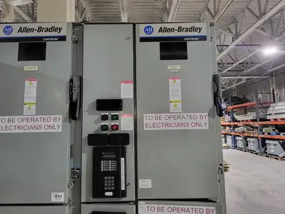 5kV/1200A Medium Voltage MCC Double Structure w/ Motor Protection Relays