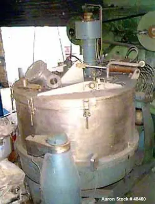 Used ESCHER WYSS V-130 Basket Bottom Dump Centrifuges Illinois US | Aaron Equipment #85591