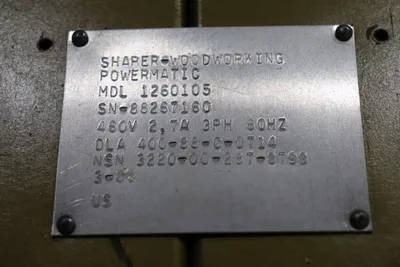 USED POWERMATIC 1260105