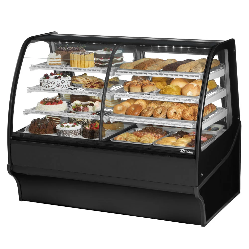 Used True TDM-DZ-59-GE/GE-B-W Display Refrigerators Illinois US | Falcon Restaurant Supply #1373834
