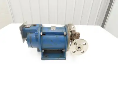 Liquiflo 33FL1 Magnetic Drive Gear Pump 1.45gpm 1/2" Flanged 5:1 Reducer 56C