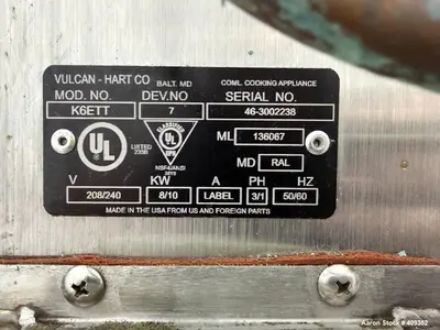 USED VULCAN K6ETT