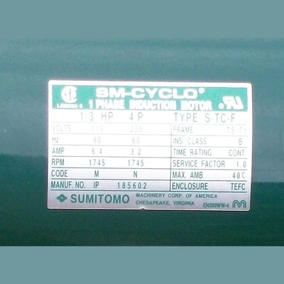 Sumitomo  SM-Cyclo 1/3 hp Electric Motor