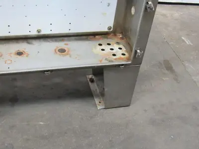 Free Standing Stainless Steel Electrical Box Enclosure 48"x37"x12" W/Back Plate