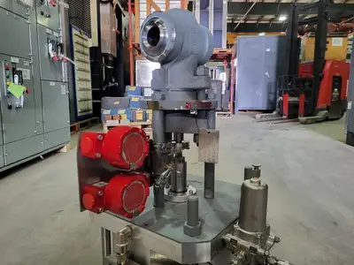 2" Class 900 Globe Valve B16.34 w/ Actuator & Pressure Regulator