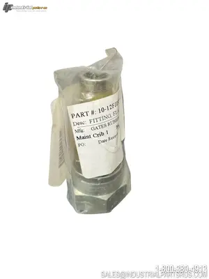 New | in-Stock GATES 10-12FJISX Parts (Hydraulics and Pneumatics) Kentucky US | Industrial Parts R Us Inc. #1541673