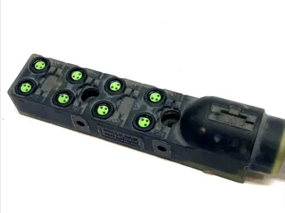 Used Murr Elektronik Terminal Block 8x M8 3-Pole Terminal Blocks Michigan US | Maverick Industrial Sales #1398832