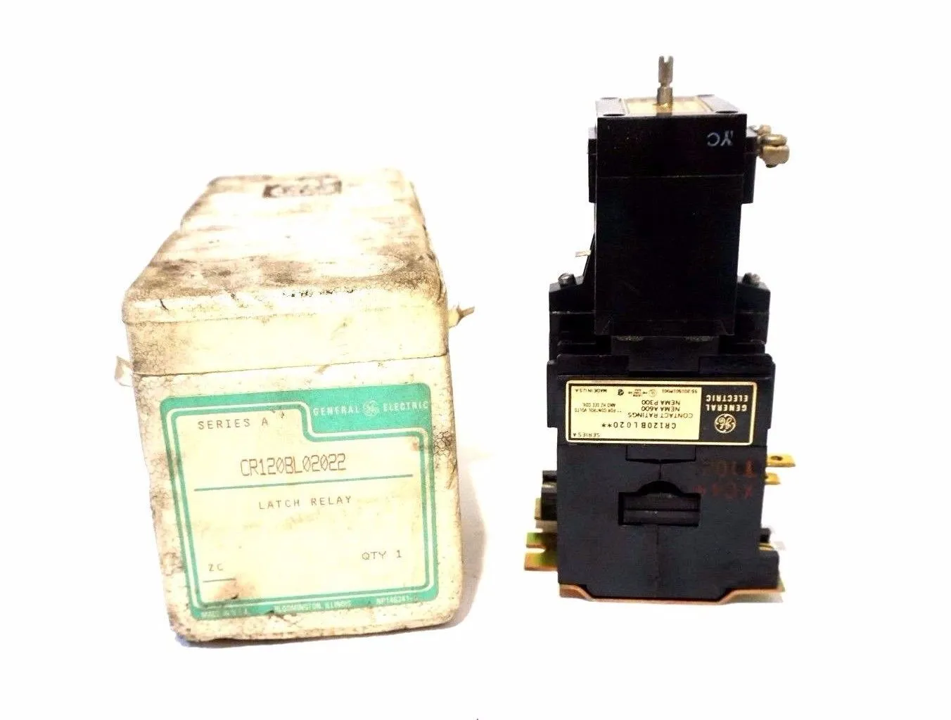 NEW GENERAL ELECTRIC CR120BL02022 LATCH RELAY SER.A