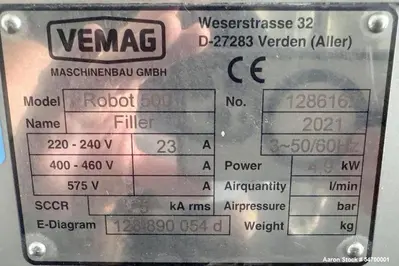 Used VEMAG ROBOT 500 Sausage Stuffers Illinois US | Aaron Equipment #1541689