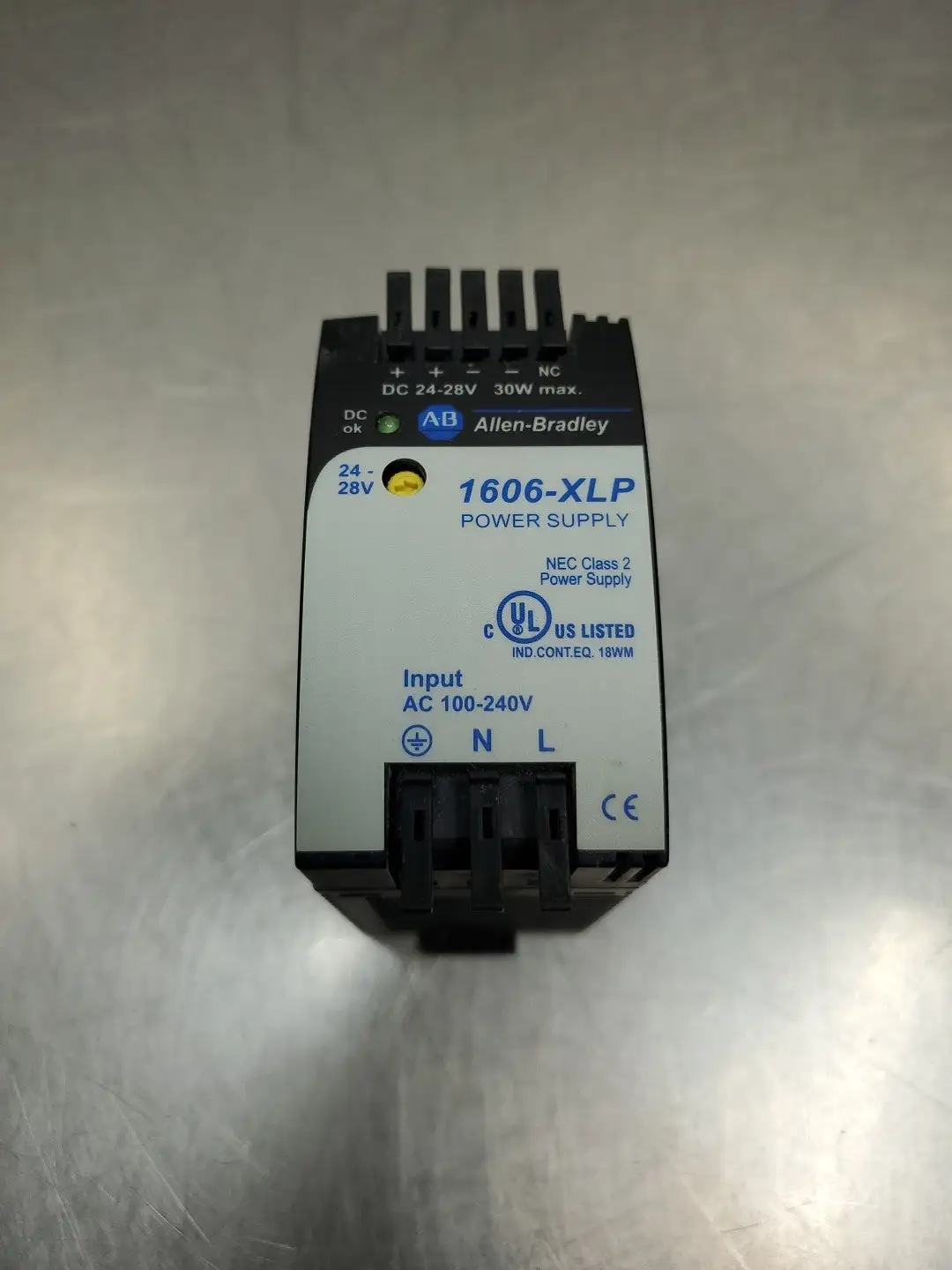 Used Allen-Bradley 1606-XLP30E Ser A Power Supply, 24-28VDC, 1.3A PLC Power Supplies South Carolina US | Palmetto Automation #1511987