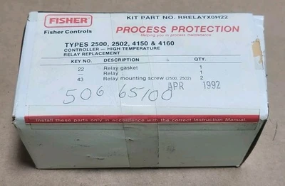 NEW Fisher RRELAYX0H22