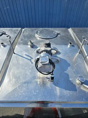 Used 2000 Gallon Jacketed Tank, 3 Compartments With Mixers, Flavor Tank