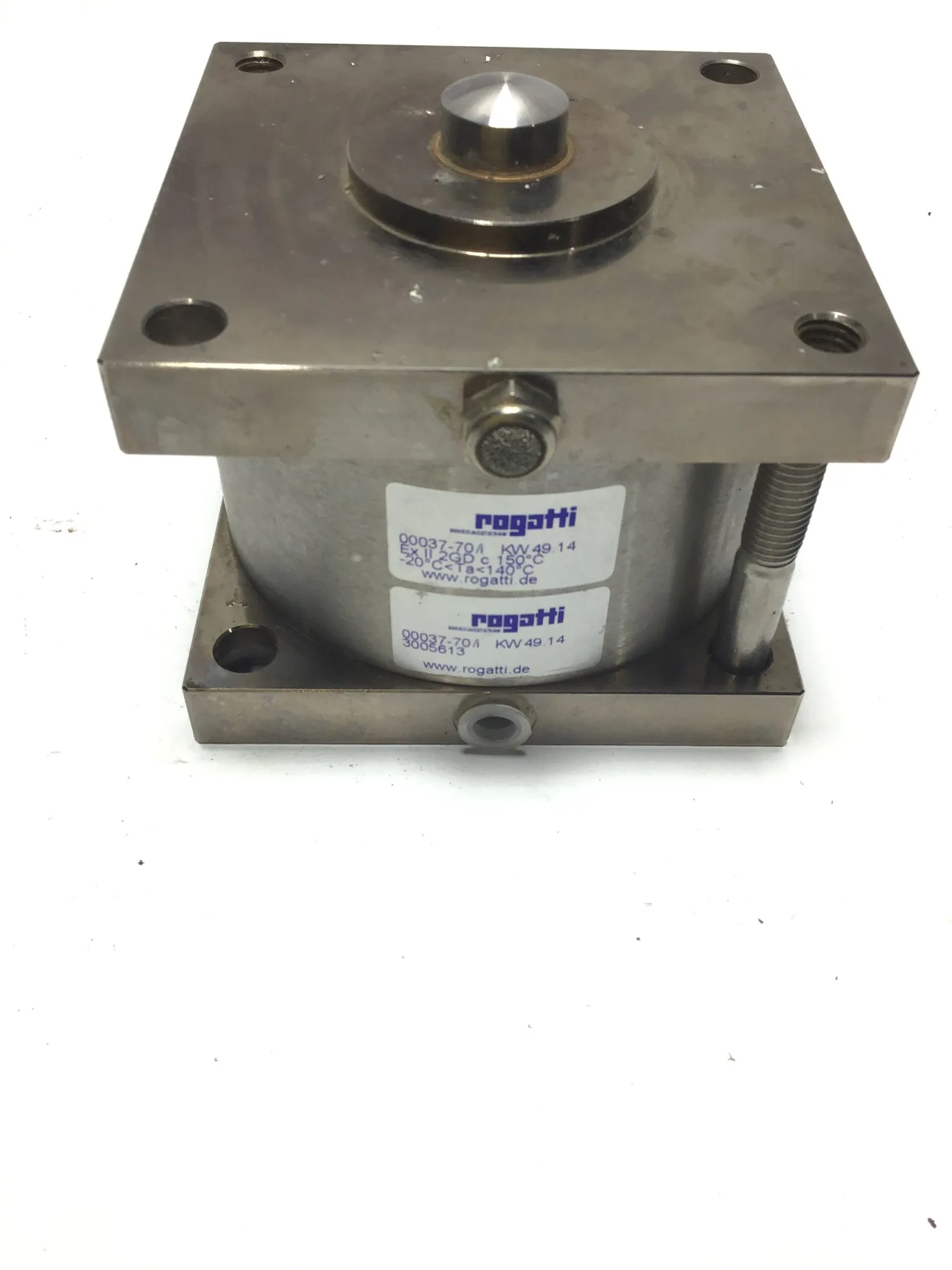 Rogatti 00037-70 Pneumatic Actuator Cylinder 150°C