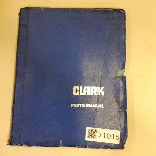 Used CLARK EQUIPMENT I-091-42 Manuals Michigan US | Ideal Machinery #567278